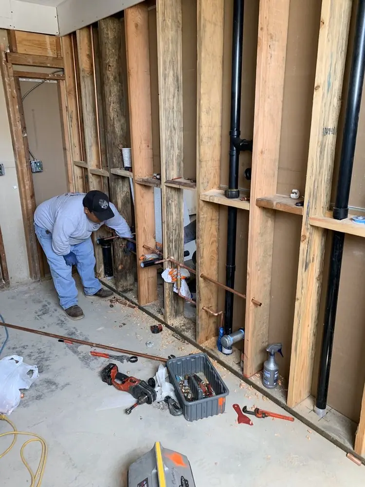 Commercial rough-in plumbing for Gas Line Repair in Lemont